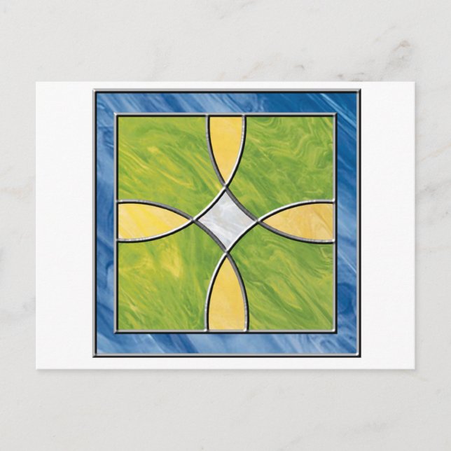 Carte Postale Croix en verre tendu (Devant)