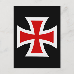 Carte Postale croix templière
