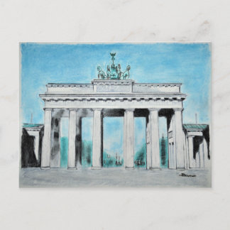 Carte Postale Croquis de la porte de Brandebourg