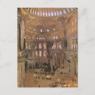 Carte Postale Croquis de Père Noël Sophia par John Singer Sargen
