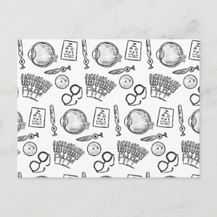 Carte Postale Croquis d'ophtalmologie
