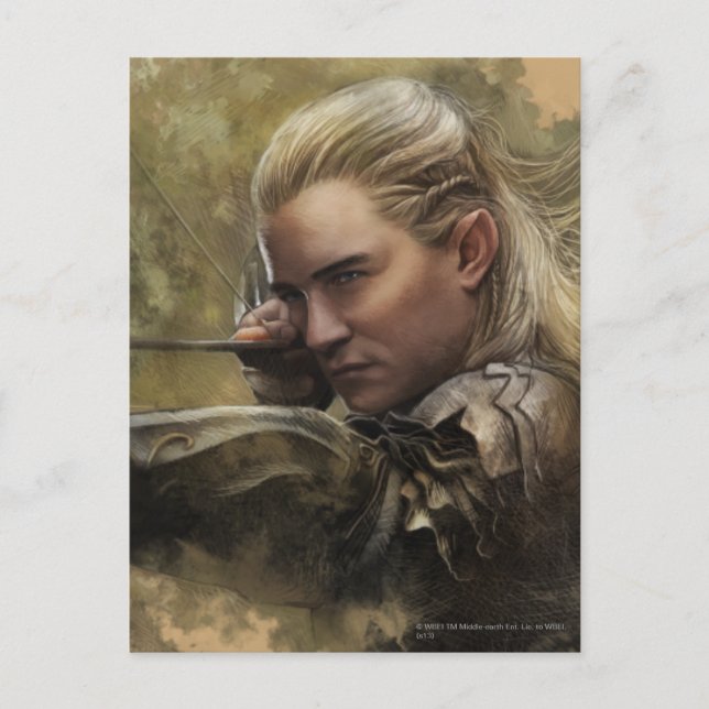 Carte Postale Croquis LEGOLAS GREENLEAF™ (Devant)