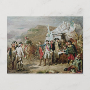 Carte Postale Croquis pour la bataille de Yorktown