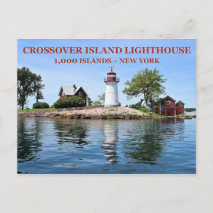 Carte Postale Crossover Island Lighthouse, New York Postcard