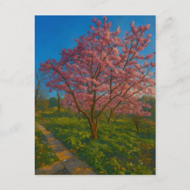 Carte Postale Crossroads - Jardin du printemps (Devant)