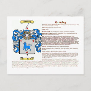 Carte Postale Crowley (signification)