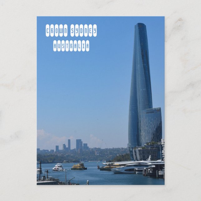 Carte Postale Crown Sydney (Devant)