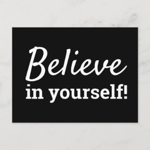 Carte Postale Croyez en vous Inspiration Motivational Citation