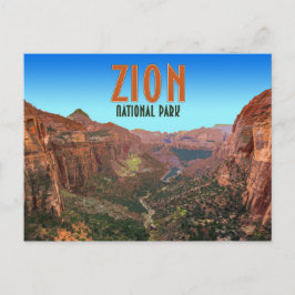 Carte Postale Cru de l'Utah de parc national de Zion