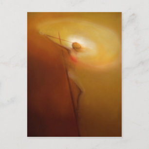 Carte Postale Crucifixion : Christ Dessinant Tout pour Lui-même