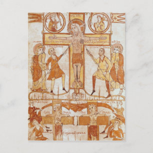 Carte Postale Crucifixion & Division des vêtements de