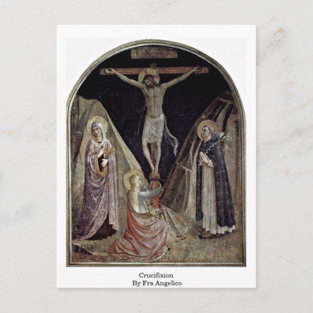 Carte Postale Crucifixion Par Fra Angelico (Devant)