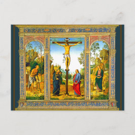 Carte Postale Crucifixion Renaissance du Christ