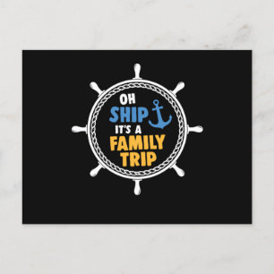 Carte Postale Cruise Ship Family Trip Cruise Cruise Holiday Gi