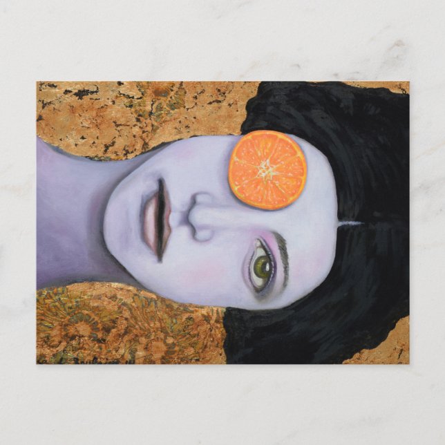 Carte Postale Crush orange (Devant)