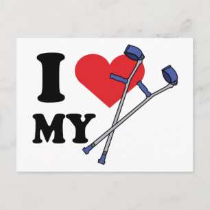 Carte postale Crutch Love