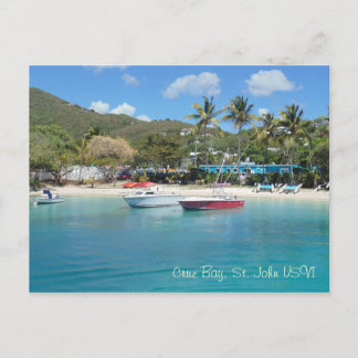 Carte Postale Cruz Bay, St. John USVI