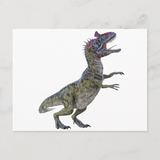Carte Postale Cryolophosaurus dans le profil latéral (Devant)