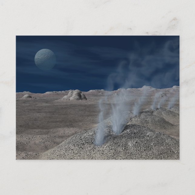 Carte Postale Cryovolcanism sur Pluton (Devant)