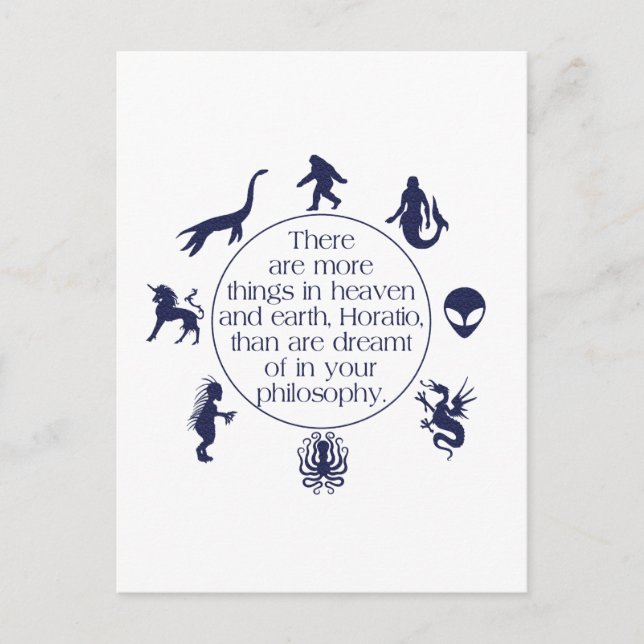 Carte Postale Cryptides (Devant)