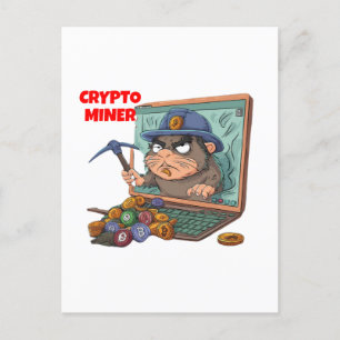 Carte Postale Crypto Miner