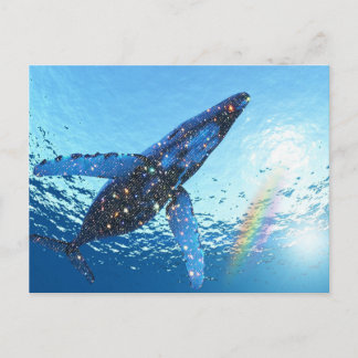 Carte Postale Crystal Whale Art