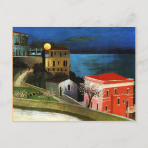 Carte Postale Csontvary - Pleine lune à Taormina (détail)
