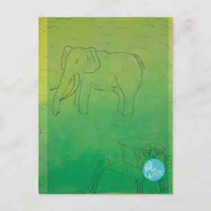 Carte Postale CTC International - Elephant