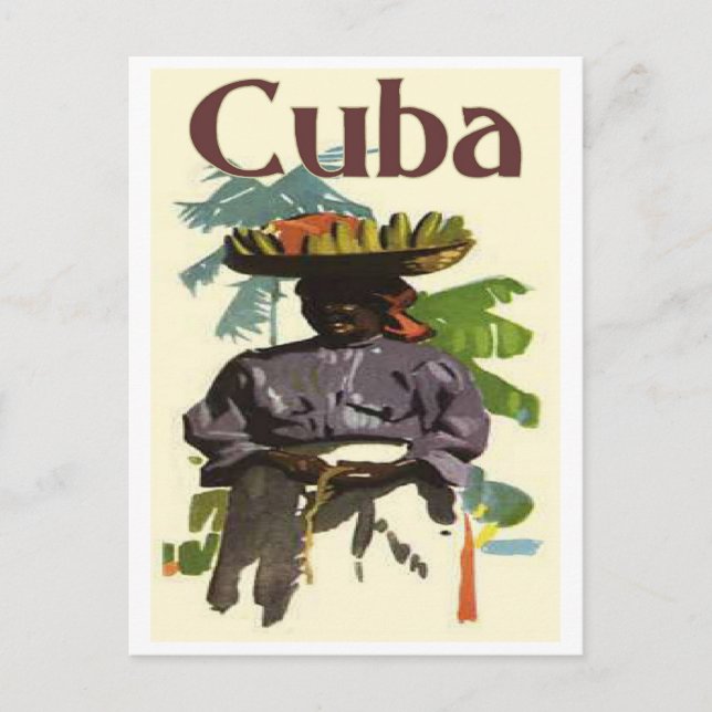 Carte Postale Cuba et la femme créole (Devant)