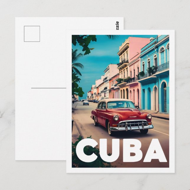 Carte Postale Cuba Lieu de voyage célèbre (Devant / Derrière)