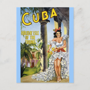 CARTE POSTALE CUBA L'ÎLE DE VACANCES DES TROPIQUES