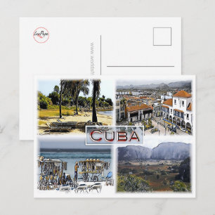 Carte Postale Cuba - Mosaïque -