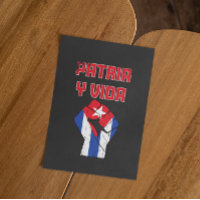 Carte postale Cuba Patria Y Vida