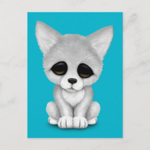 Carte Postale Cube Arctic Fox