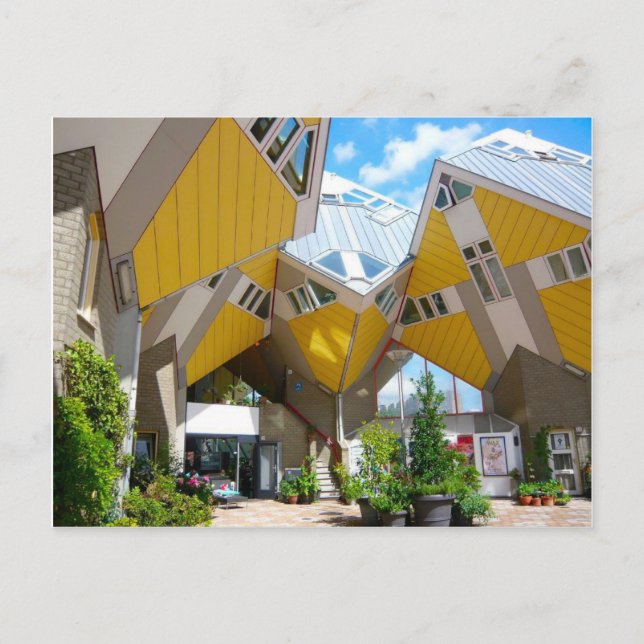 Carte Postale Cube maisons, Rotterdam Blaak (Devant)