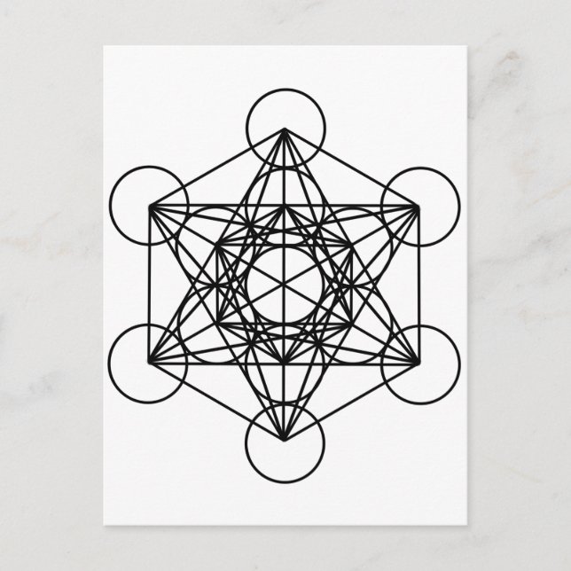 Carte Postale Cube Metatron (Devant)