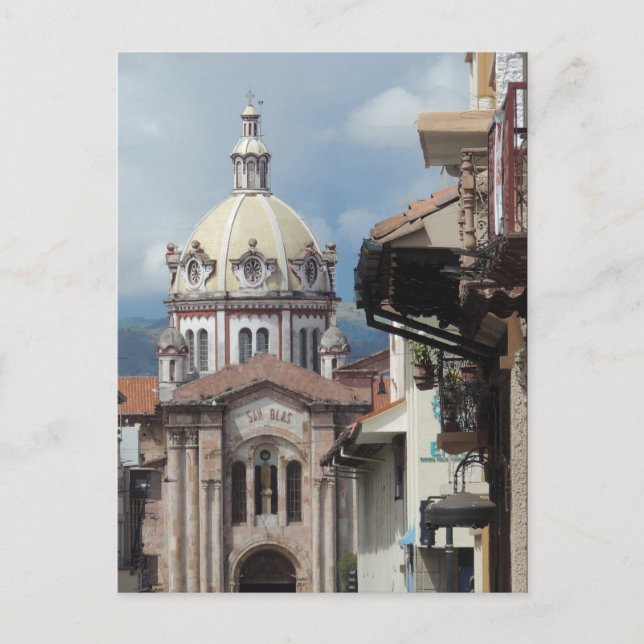 Carte Postale Cuenca Ecuador - Iglesia de San Blas (Devant)
