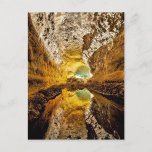 Carte Postale Cueva de los Verdes Canaries Espagne Grotte