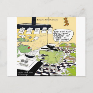 Carte Postale Cuillère Grasse Pour Grenouilles Drôle Cadeaux Et 