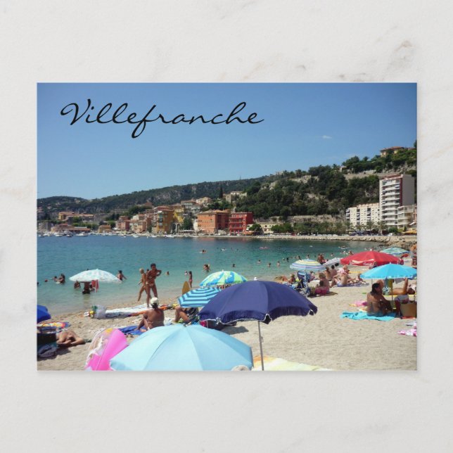 Carte Postale cuire au soleil de villefranche (Devant)