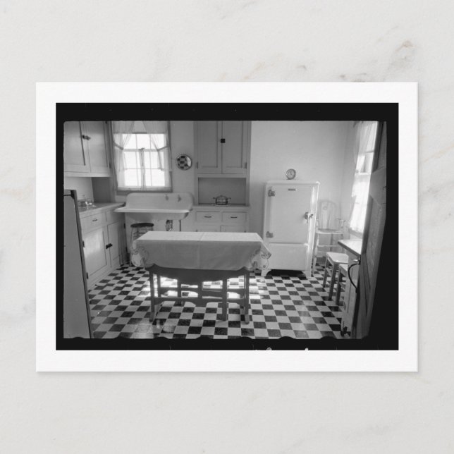 Carte Postale Cuisine agricole de l'ère de la dépression (Devant)