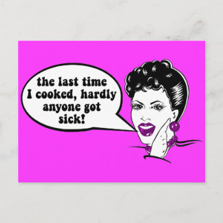 Carte Postale Cuisine drôle
