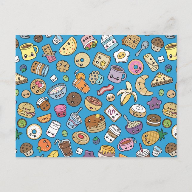 Carte Postale Cuisine du petit déjeuner (Devant)