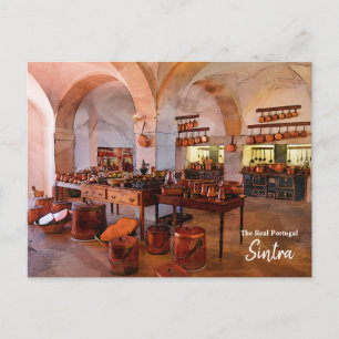 Carte Postale Cuisine en cuivre Sintra Palace