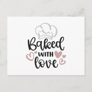 Carte Postale Cuit avec amour