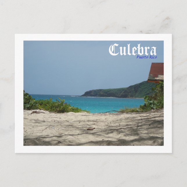 Carte Postale Culebra, Porto Rico (Devant)