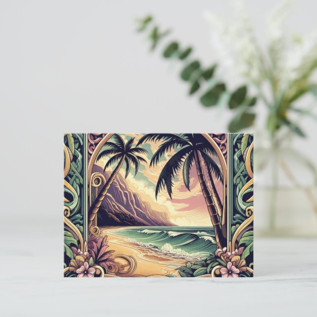 Carte postale Culture insulaire 05 (Debout devant)