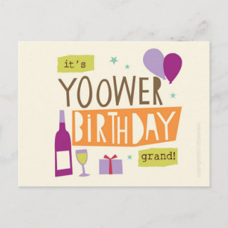 Carte postale Cumbrian Anniversaire