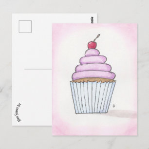 Carte Postale cupcake