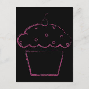 Carte Postale cupcake